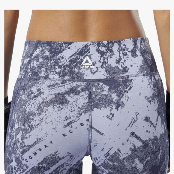 Reebok Combat Jacquard Lux Bold Compression Athletic Pants sz XL - Picture 5 of 16